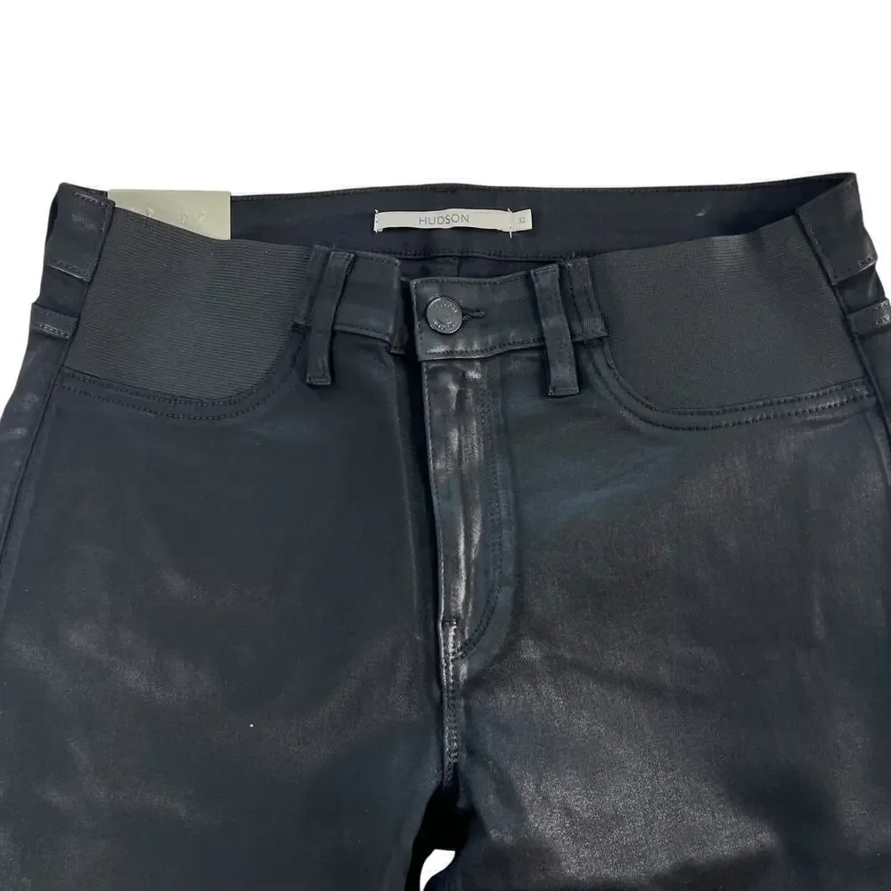 New Women’s Hudson Jeans Maternity Nico Straight Ankle Jeans Size 32